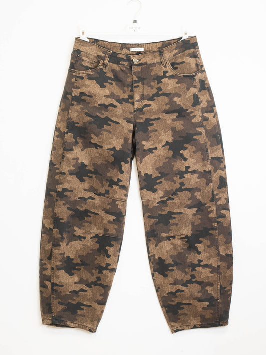 Pantalone banana militare