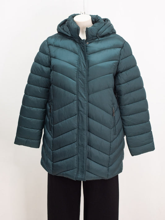 Giacca imbottita verde