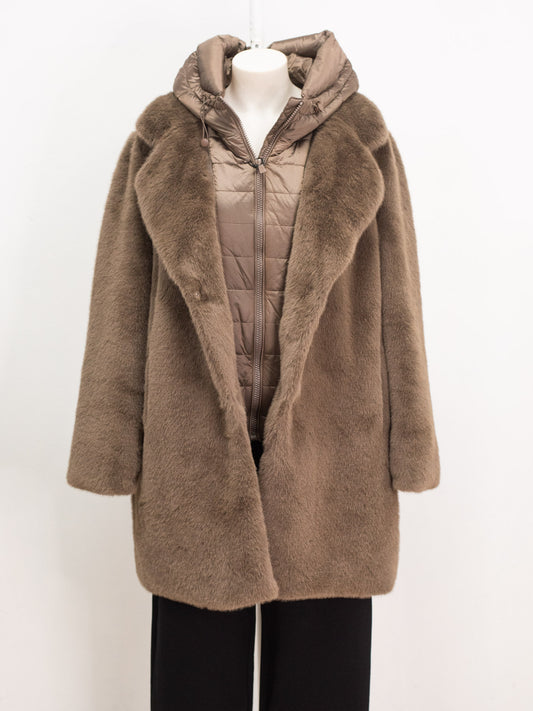 Pelliciotto con gilet removibile