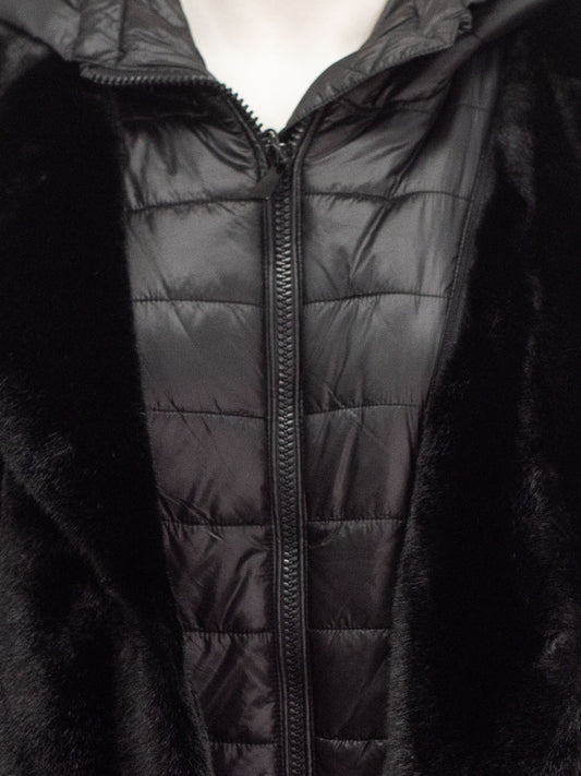 Pelliciotto con gilet removibile