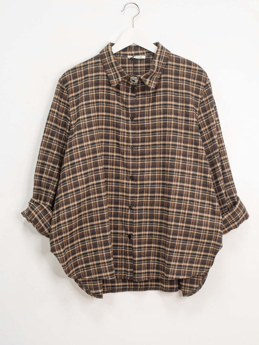 Camicia scacchi curvy