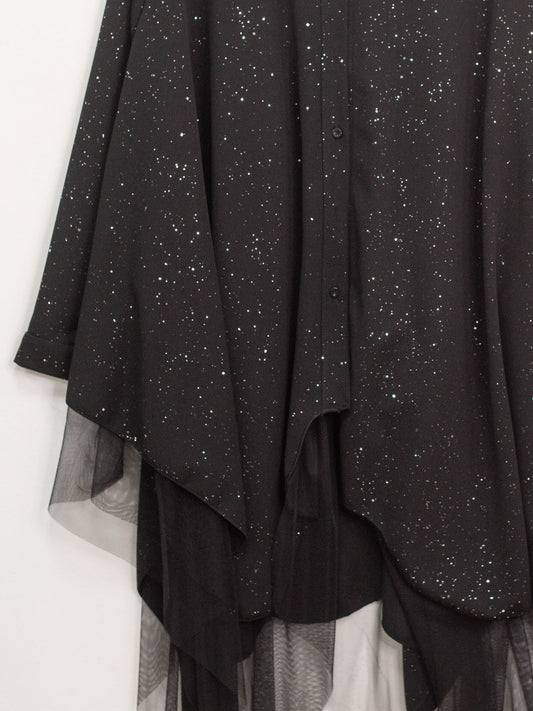 Camicia over brillo pizzo