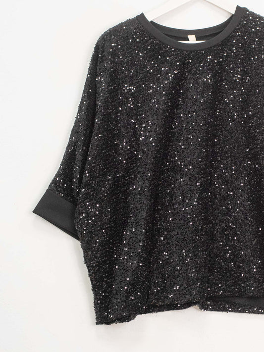 Blusa paillettes