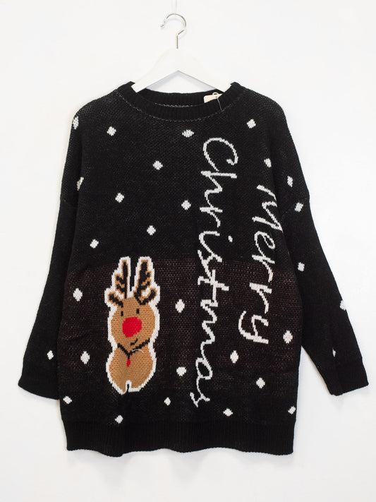 Maglia renna cartoon