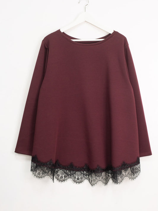 Blusa morbida pizzo