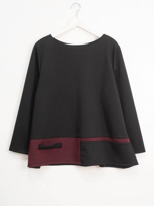 Blusa morbida banda colore