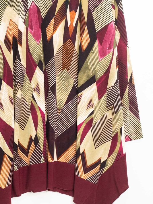 Blusa fantasia over bordeaux