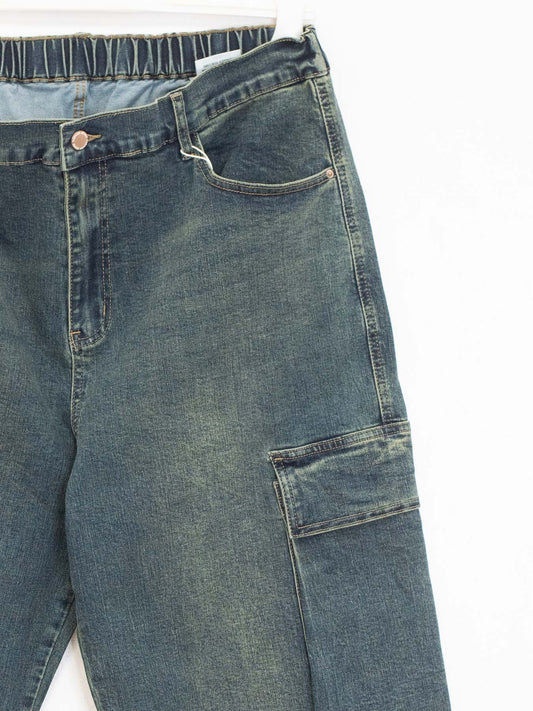 Jeans palazzo cargo