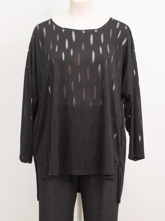Blusa scatola devore