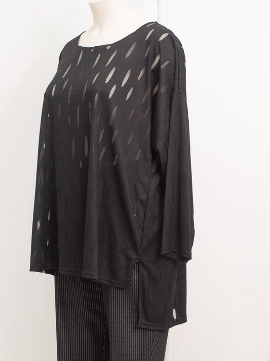 Blusa scatola devore