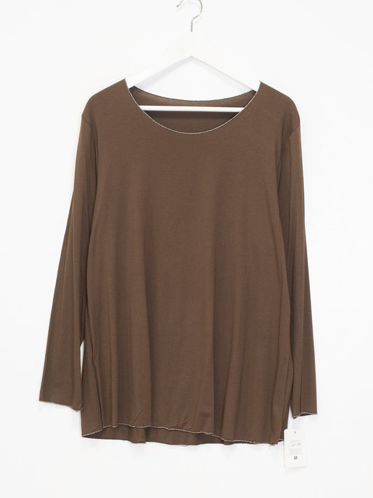 MAglia basica bordo argento