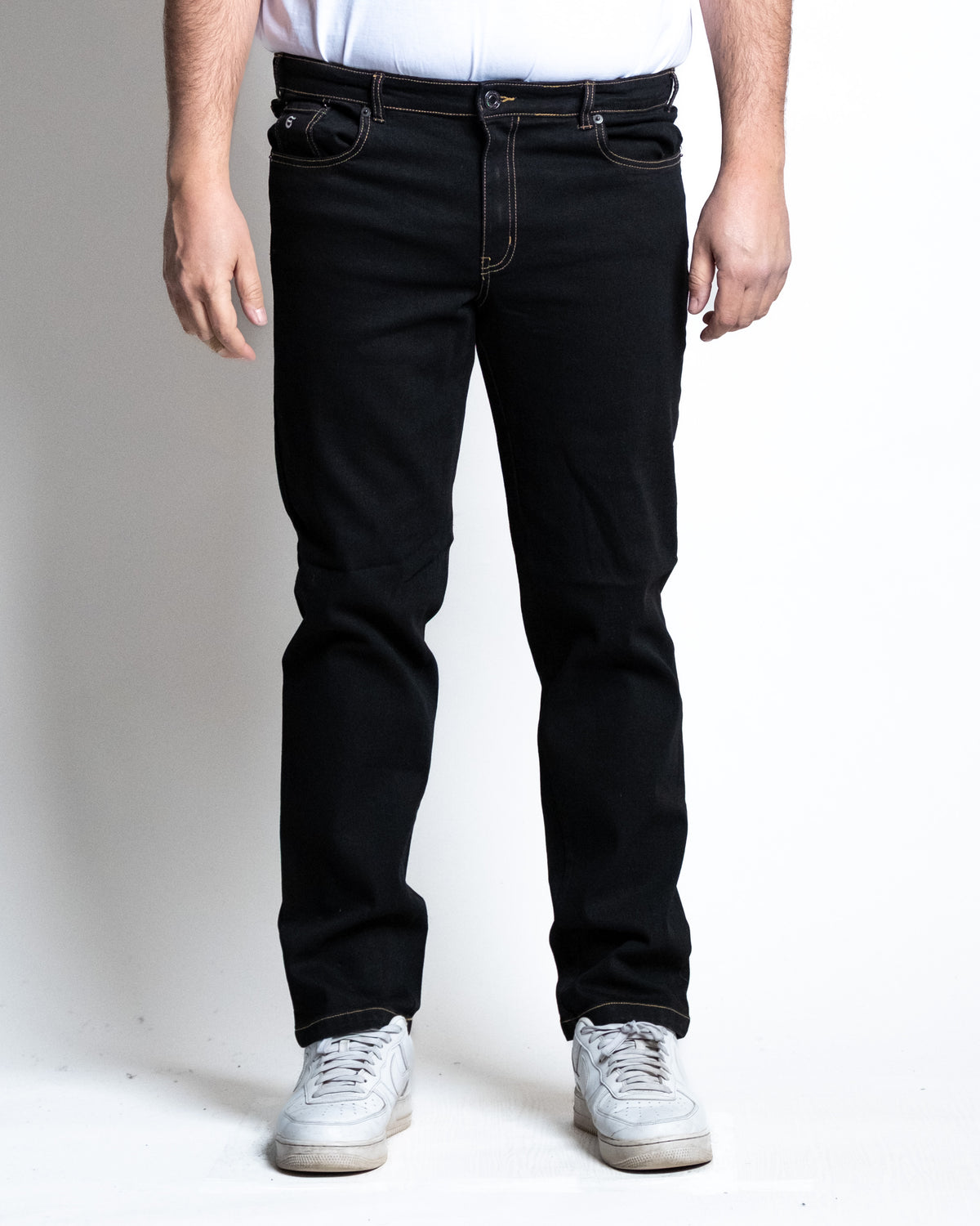 Jeans uomo nero 5 tasche nero