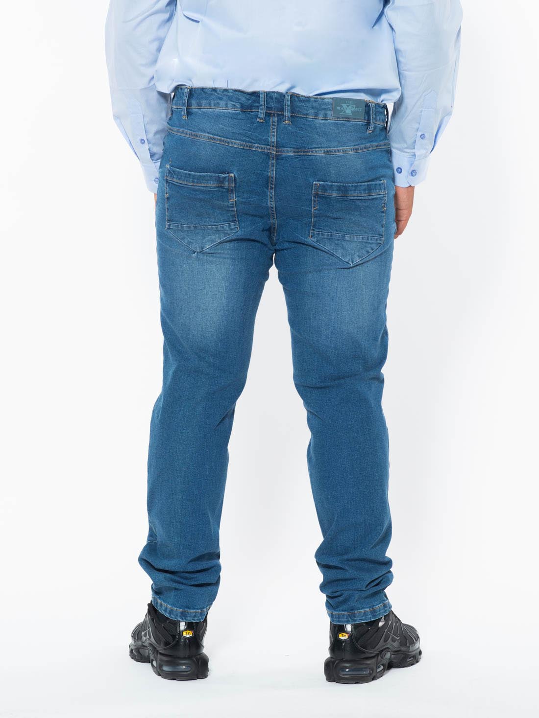 Jeans 5 tasche colore unico