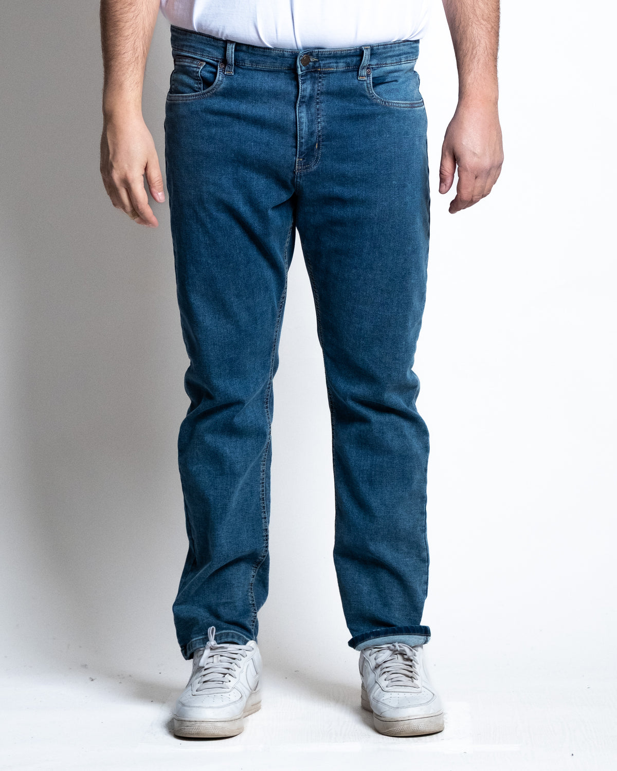 Jeans sw 5 tasche stretch blu