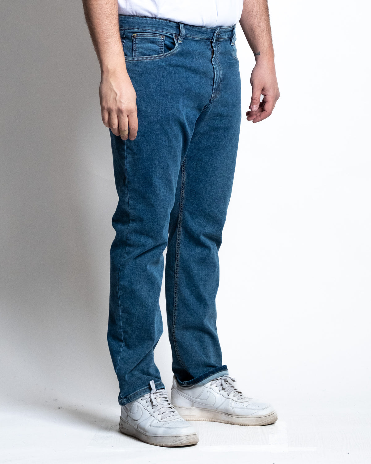 Jeans sw 5 tasche stretch blu
