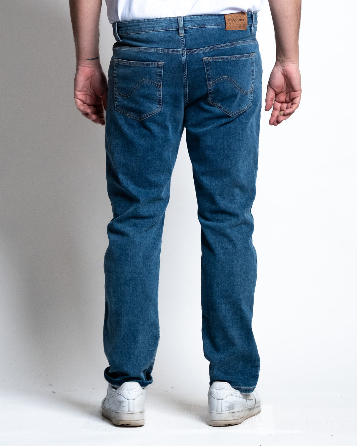Jeans sw 5 tasche stretch blu