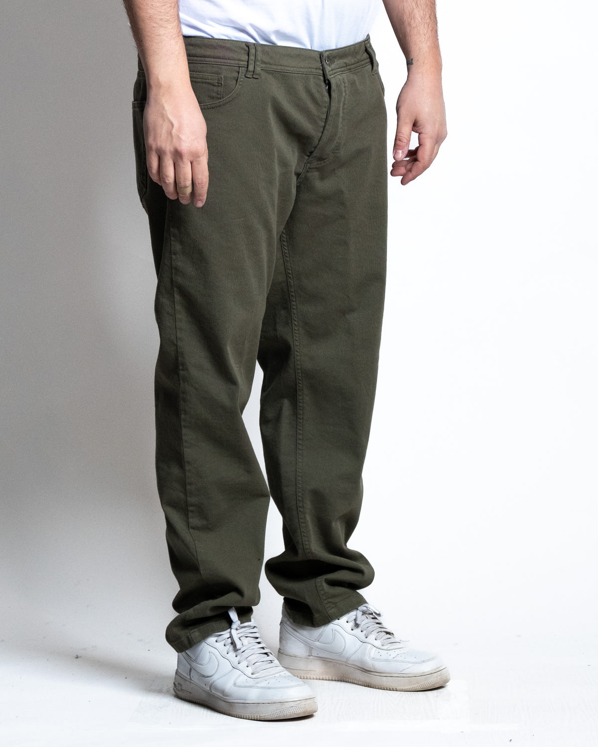 Jeans twill stretch militare