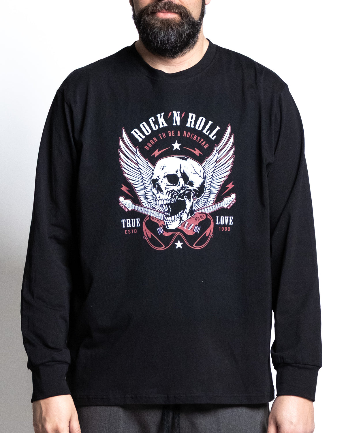 Tshirt rock'roll nero