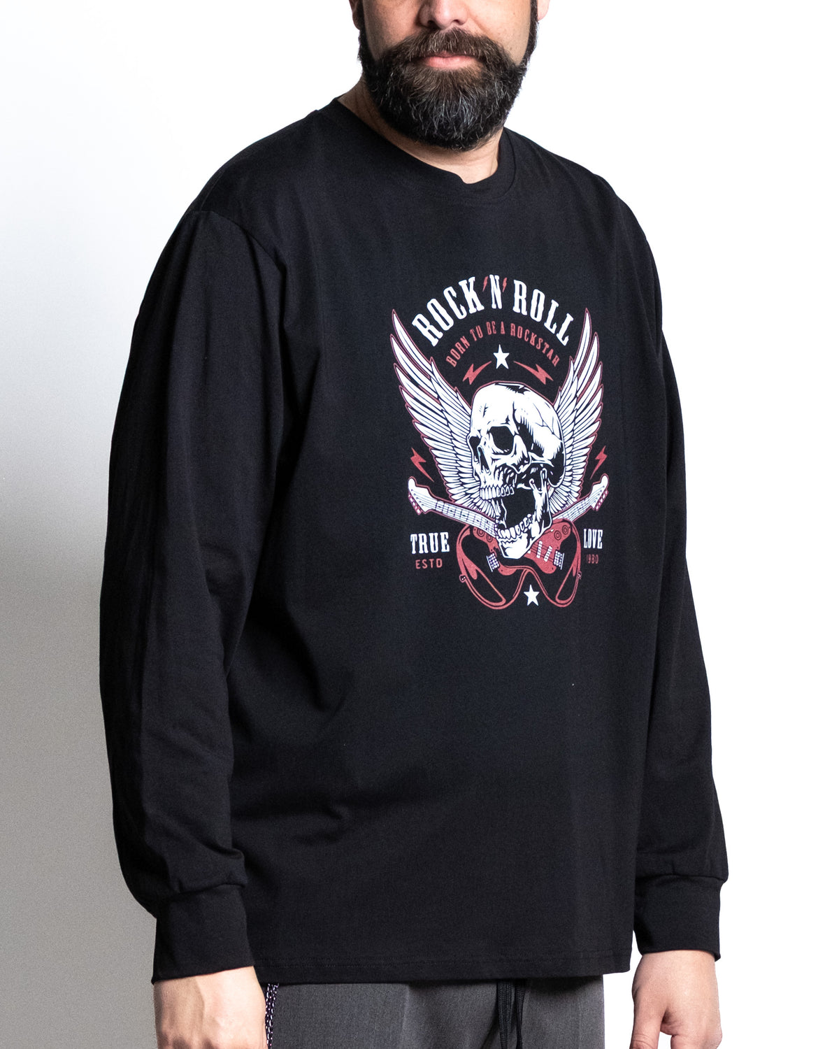 Tshirt rock'roll nero