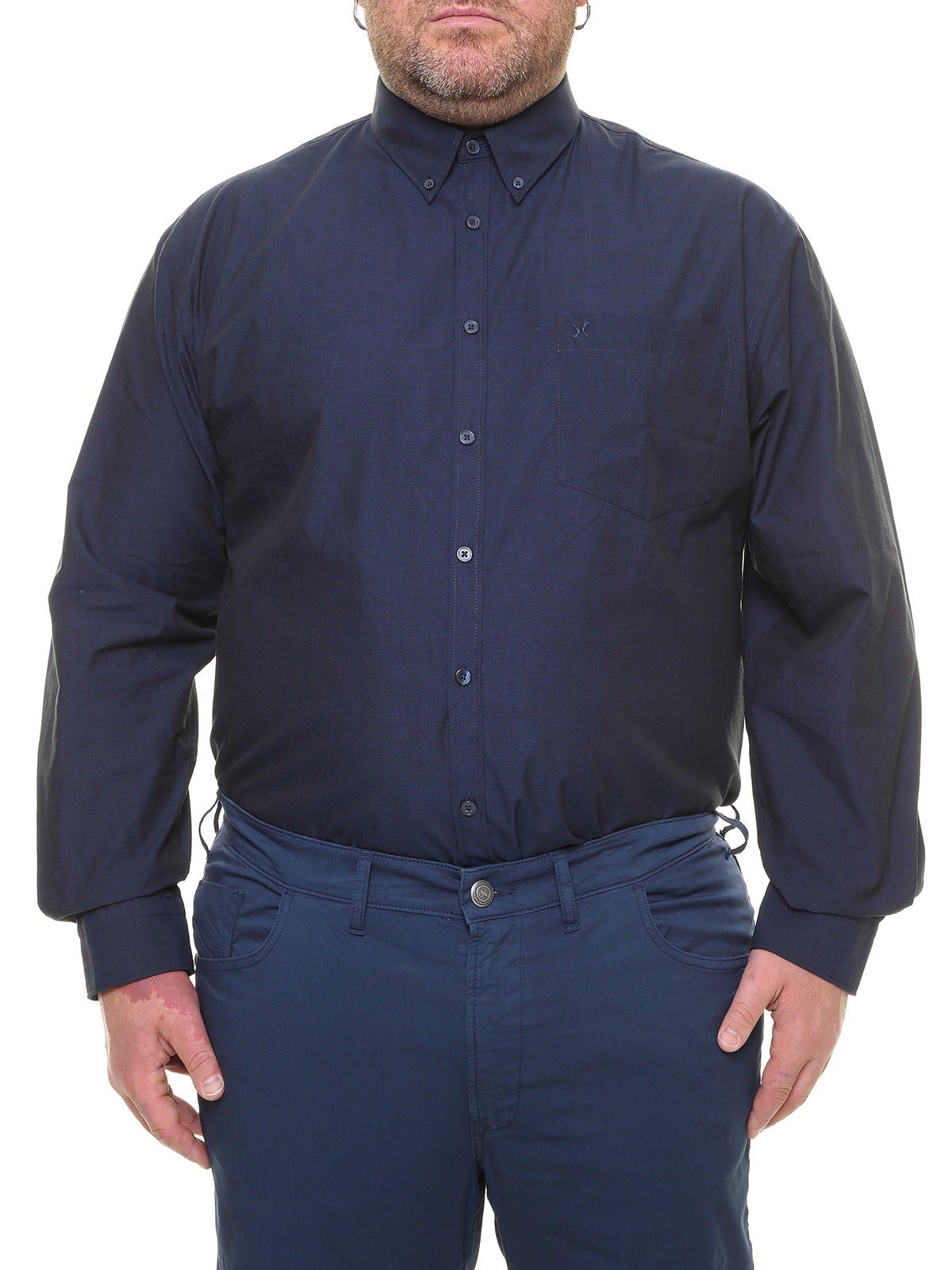 Camicia filafil t.u. blu