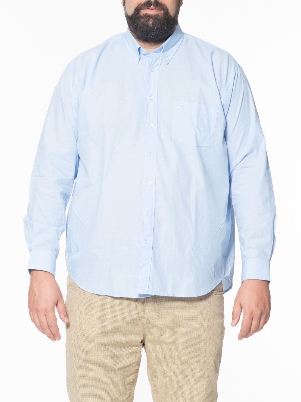 Camicia filafil t.u. azzurro