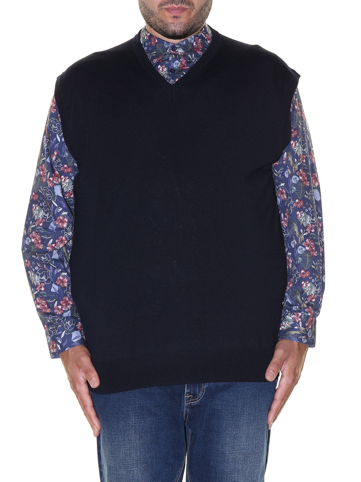 Gilet s/m bordo'