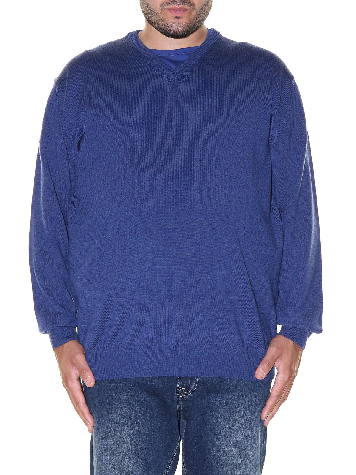 Pull v denim
