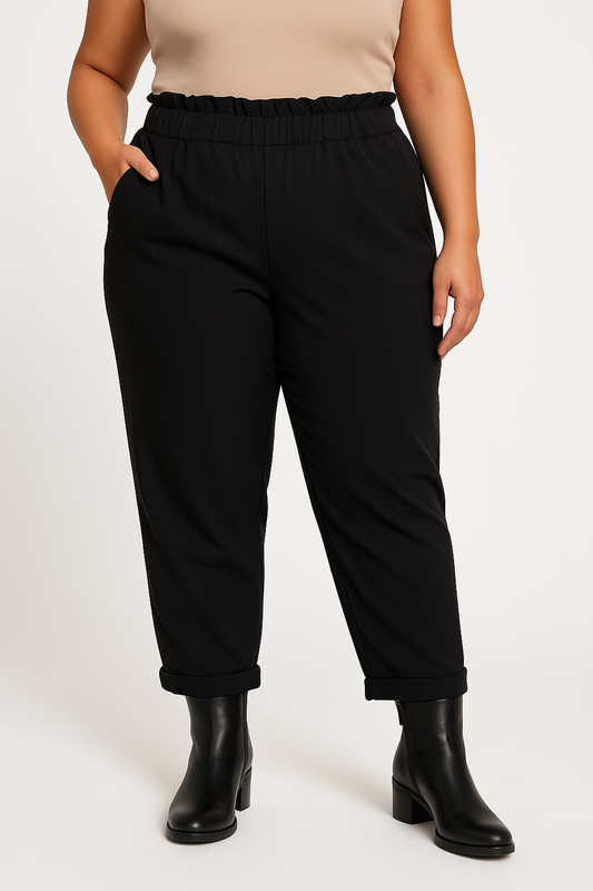 Pantaloni palloncino punto milano