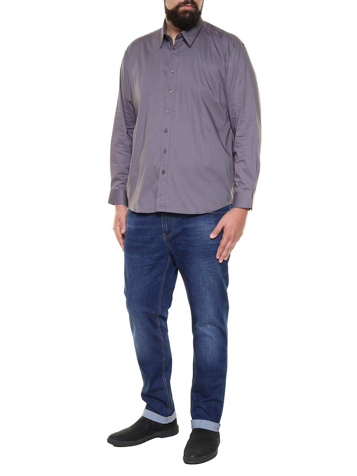 Camicia ml stretch antracite