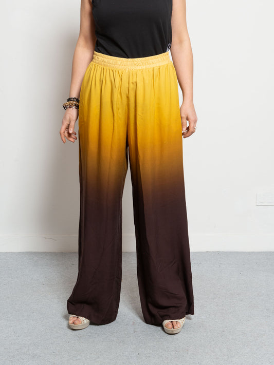 shaded palazzo trousers