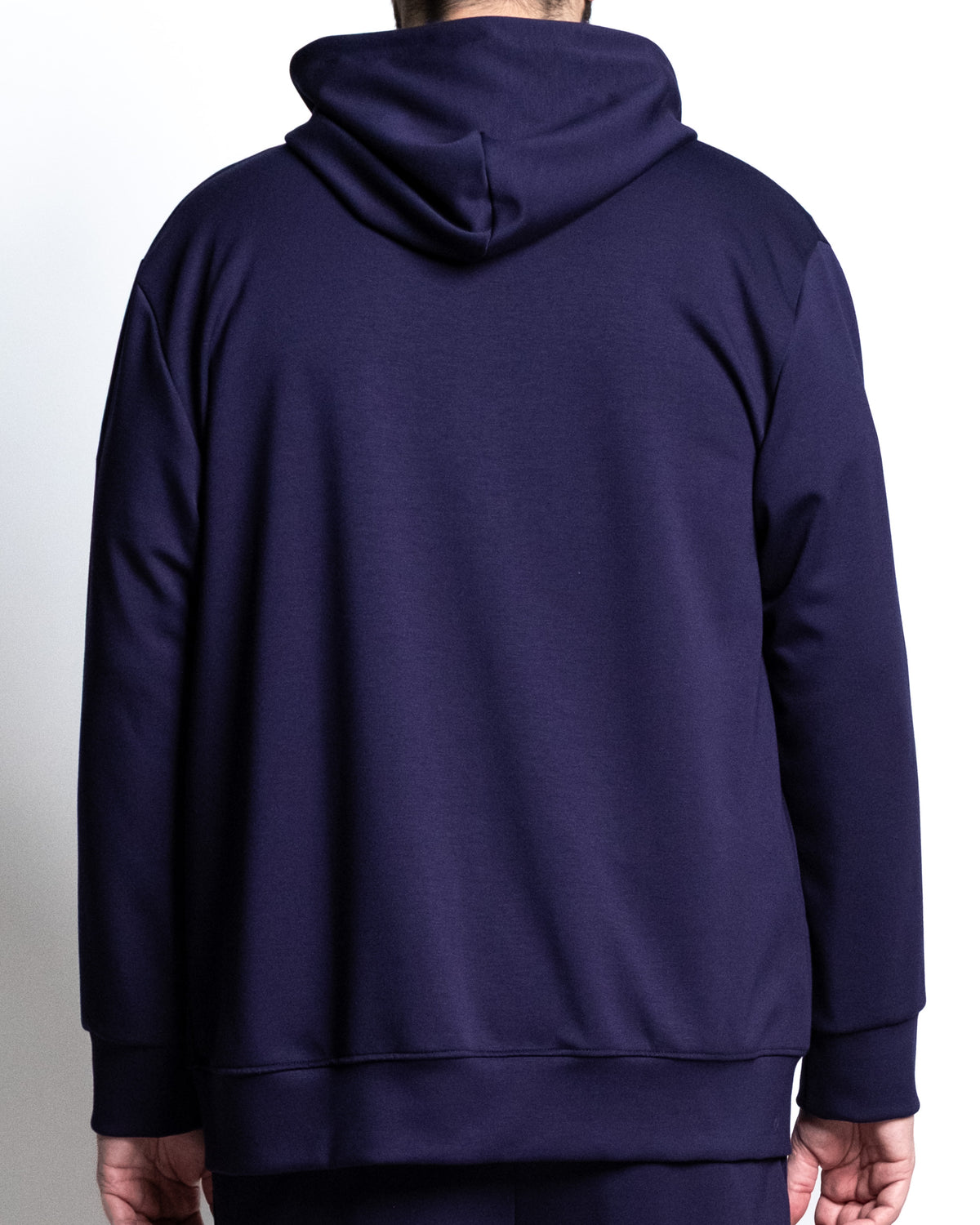 Giacca zip capp modal blu