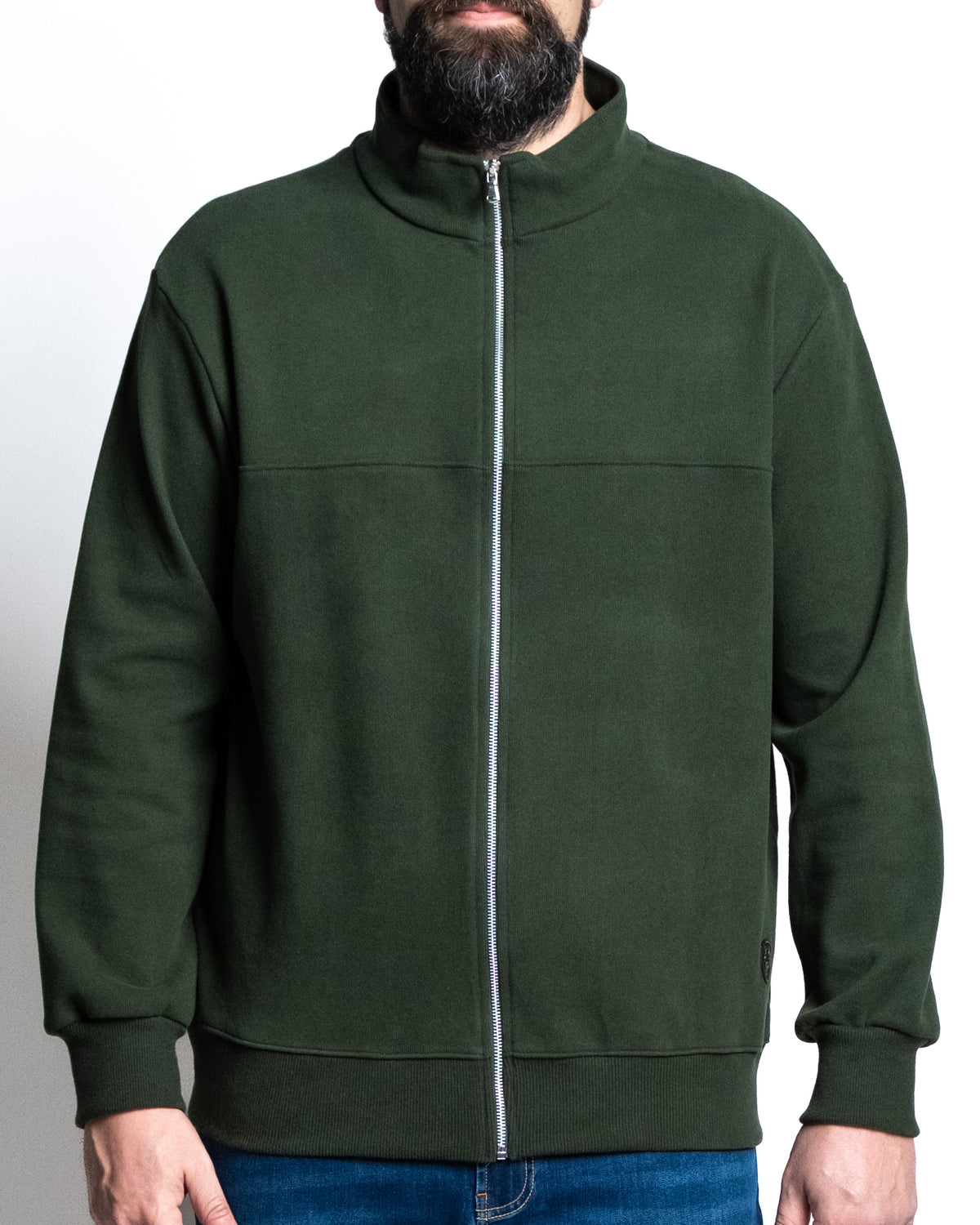 Giacca zip silanik bosco