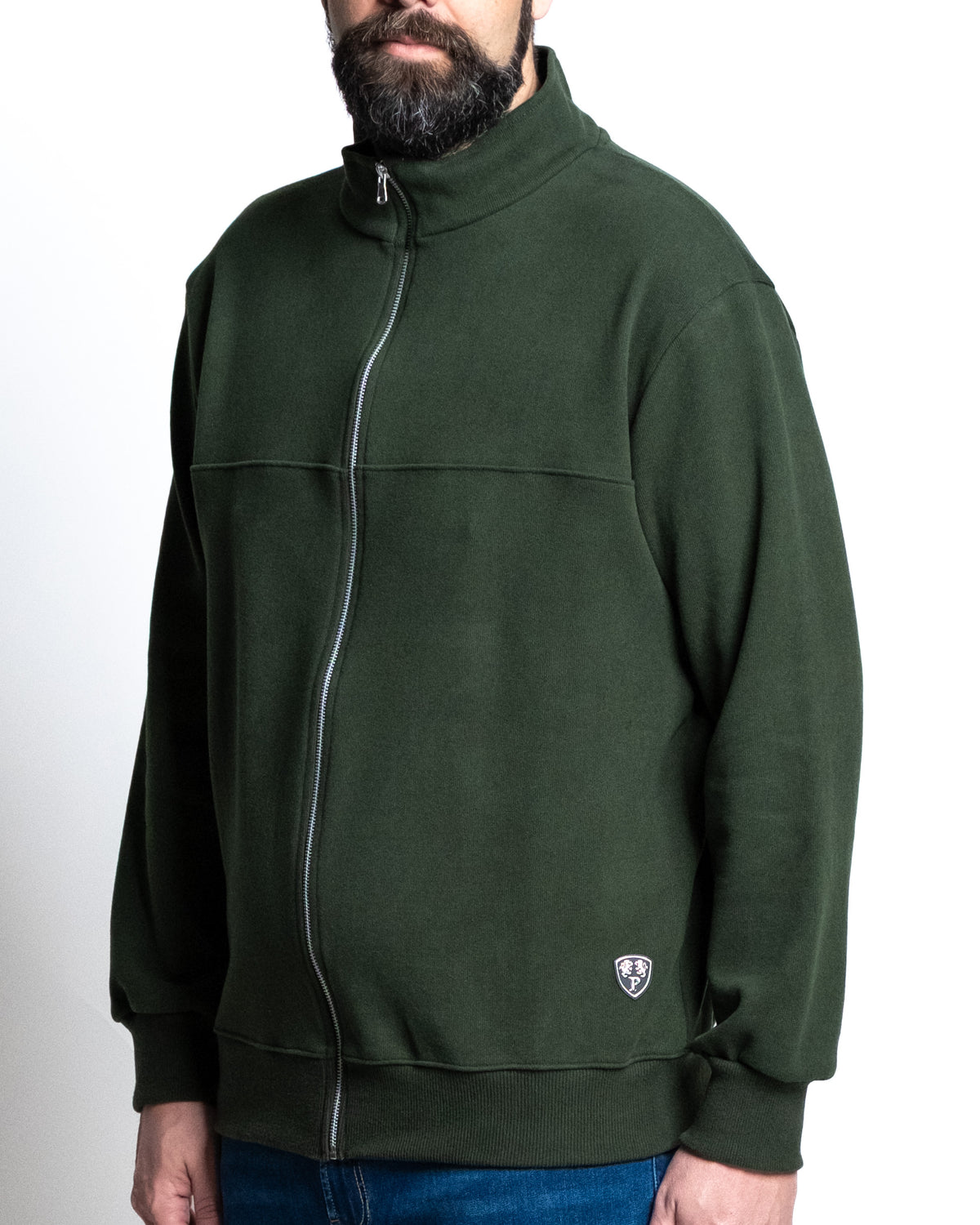 Giacca zip silanik bosco