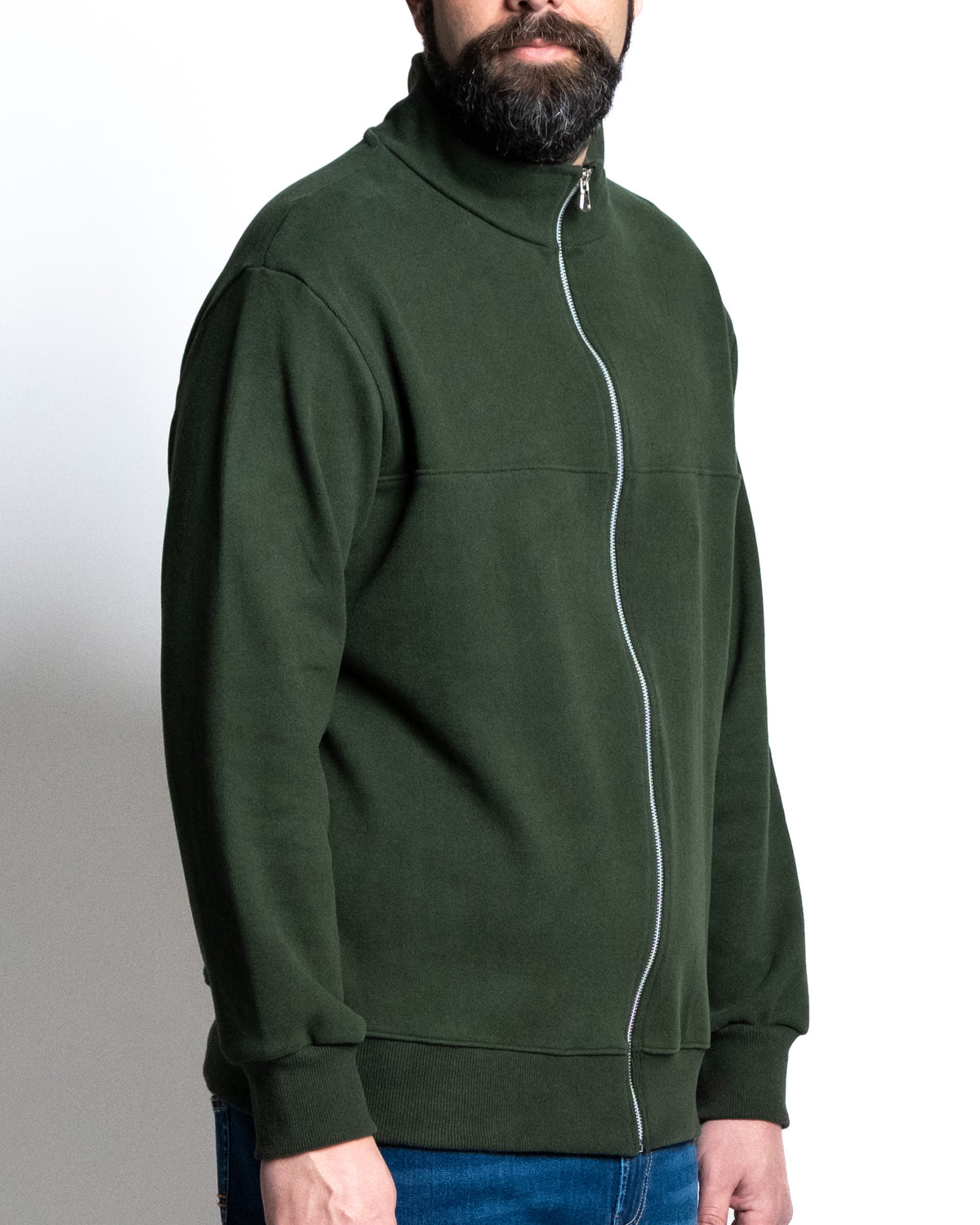 Giacca zip silanik bosco
