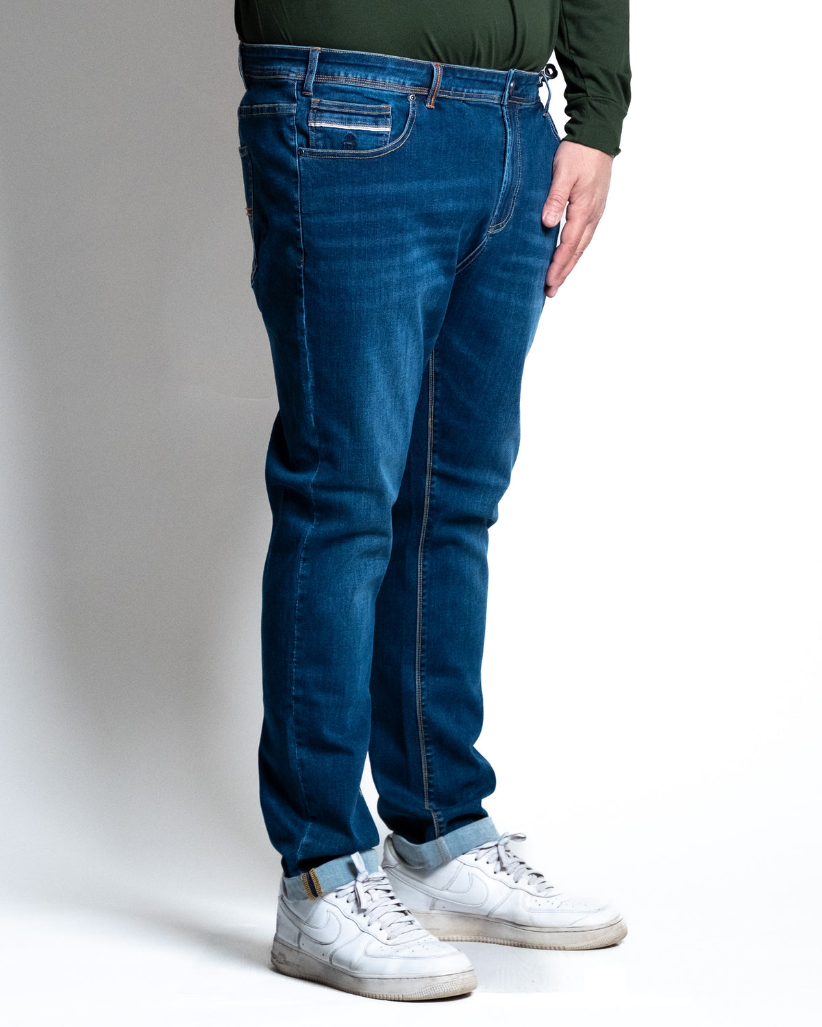 Jeans ins cimosa blu denim
