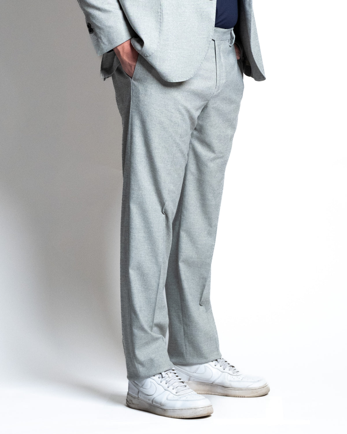 Pantalone coloniale grigio mel