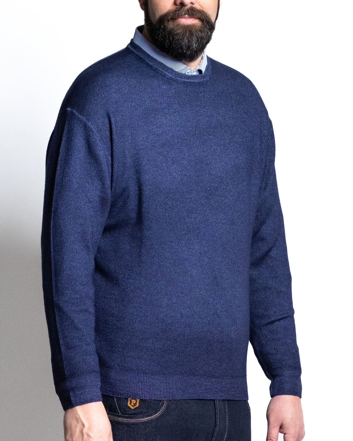Girocollo sw blu