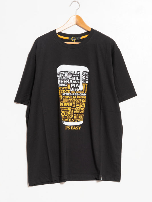 Plus size beer t-shirt