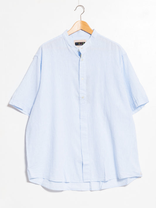Korean linen shirt, plus size, short sleeves