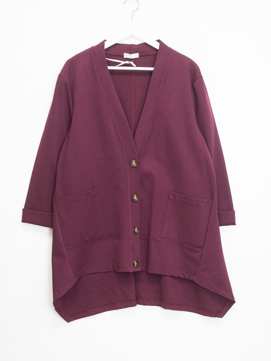Cardigan punto milano