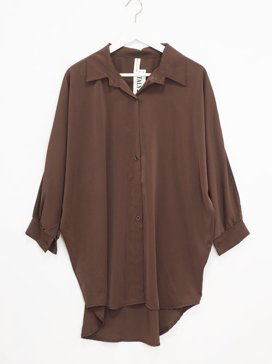 long oversized shirt