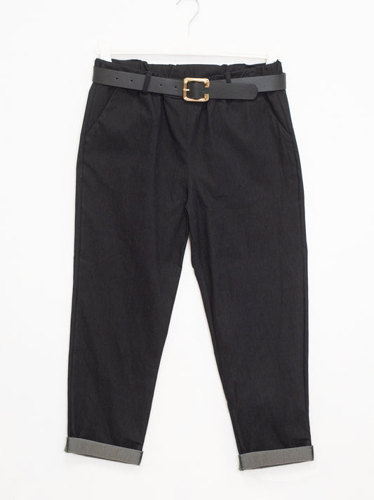 Elastic waist trousers