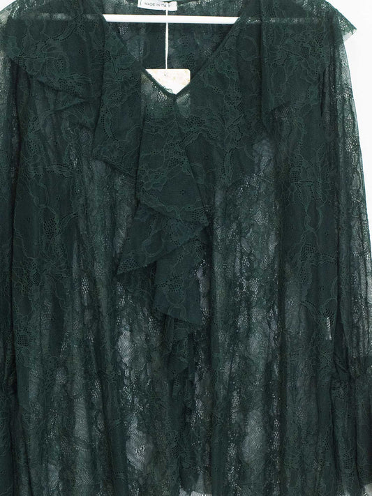 Blusa In pizzo balze