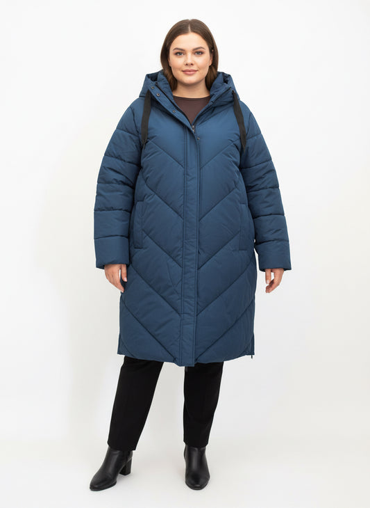 Cappotto over imbottito