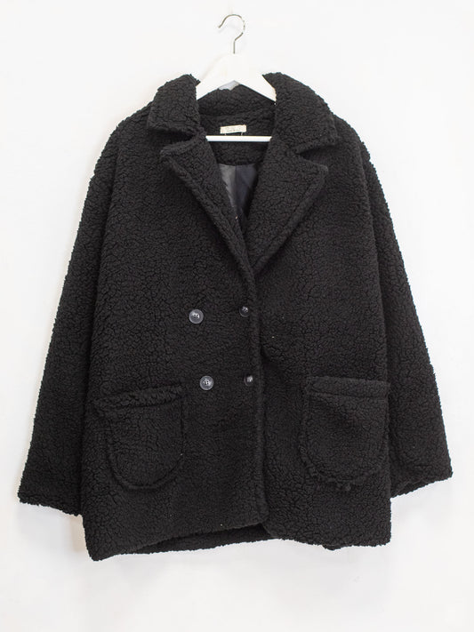 Giacca teddy doppio petto