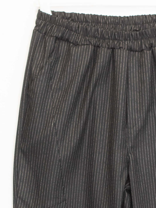 Pinstriped trousers