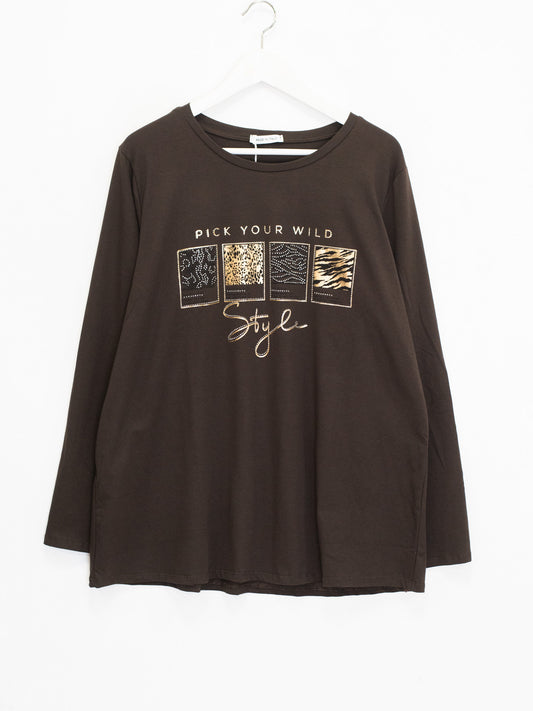 Maglietta in cotone style