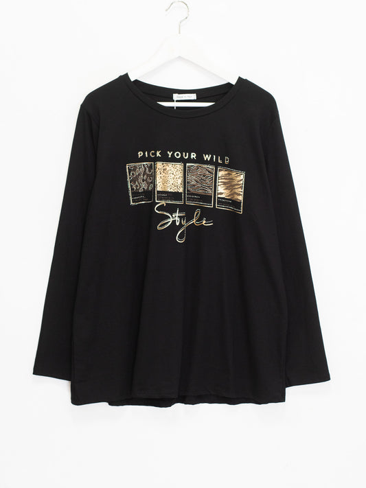 Maglietta in cotone style