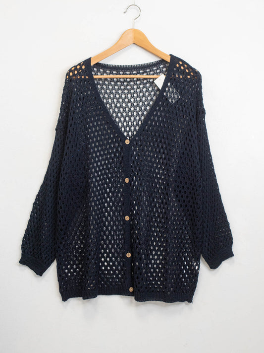Cardigan traforato