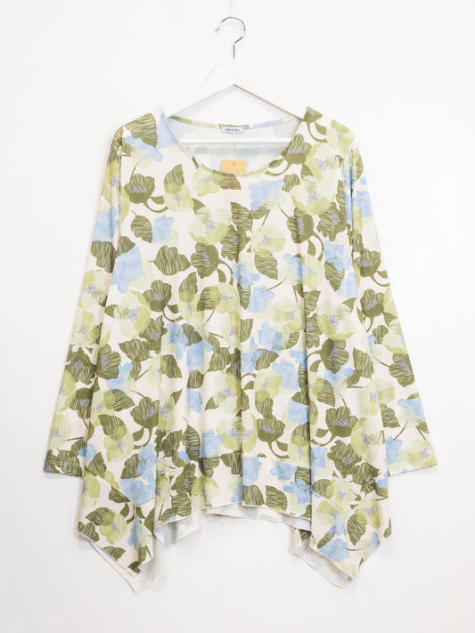 Blusa fantasia punte verde